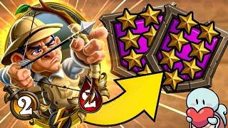 I Greeded TIER 7 GOLDEN Scout!!  | Hearthstone Battlegrounds