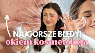 10 największych PIELĘGNACYJNYCH GRZECHÓW! TO powoduje trądzik na plecach! 🫢 | KOSMETOLOG POLECA