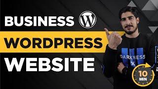 How To Create A Business Website In Wordpress In 2024