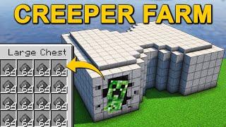 EASY Creeper Farm in Minecraft 1.21 (Tutorial)