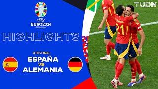 HIGHLIGHTS - España vs Alemania | UEFA EURO 2024 - 4tos | TUDN