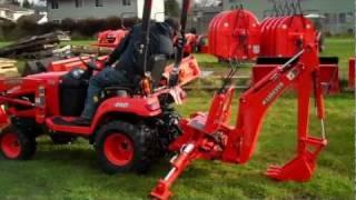 Kubota BX25 Backhoe Removal