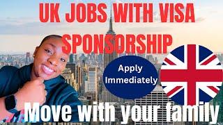 GOVERNMENT APPROVED VISA SPONSORSHIP JOBS || Move to UK for free