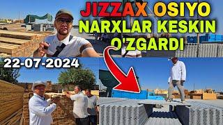 JIZZAX OSIYO QURILISH BOZORI NARXLAR KAMOLIDDINUZ O'ZBEKISTONDA QURILISH MATERIAL NARXLARI