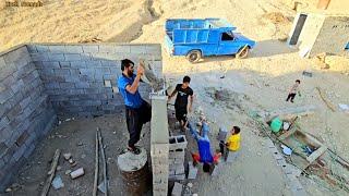 Nomadic Life  The Omid Family Builds a New Home Together  | A Day of Hard Work, Unity & Hope ️