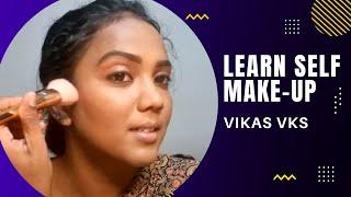 How to do Self Makeup  Malayalam tutorial for beginners