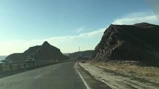 Kazakhstan. The roads. Казахстан. Капчагайская трасса. Зима 2021