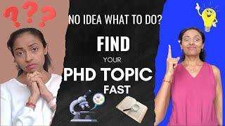 Find Your Research Niche With This Simple Trick | A Step-By-Step Guide for Beginners #phd #trending