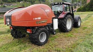 Valtra N143 doing silage with the KUHN I-BIO | Norway