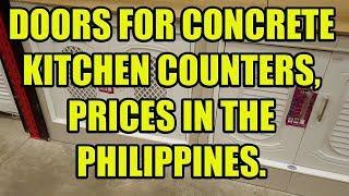 Doors For Concrete Kitchen Counters, Prices In The Philippines.