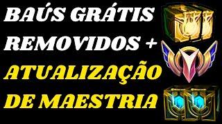 Nova Atualização de Prêmios Grátis, Maestria e Fim do Baú Mestre Artesão no League of Legends!