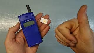 Come inserire la carta, scheda Sim di un cellulare Ericsson T10s / telefonino / scheda / Sim card