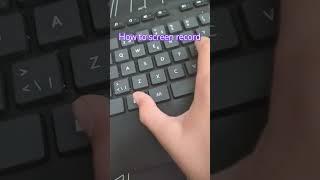 how to screen record on pc tutorial. #shorts #screenrecord #pc
