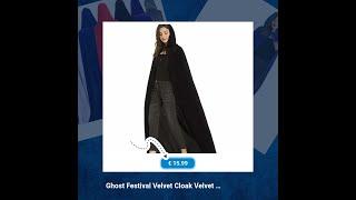 Faschings-Favoriten: Ghost Festival Velvet Cloak Velv... für nur €15.99! Entdecke jetzt