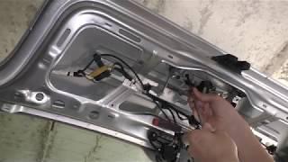 VW Polo 2001-2009 Как снять замок крышки багажника и активатор - removing the trunk lock