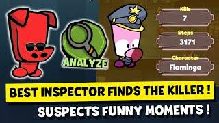 BEST INSPECTOR IN SUSPECTS FINDS KILLERS WITH 2100 IQ! SUSPECTS MYSTERY MANSION FUNNY MOMENTS #30