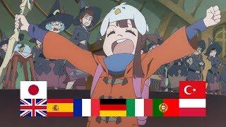 Akko Kagari in 9 Different Languages