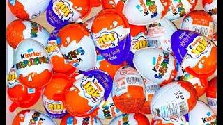 Kinder Surprise | ASMR video with kinder joy | Satisfying video with kinder joy