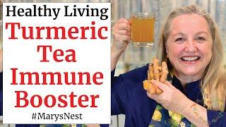 How to Make Turmeric Tea to Boost Your Immune System and Ward Off Colds and Flu - Use Powder or Root