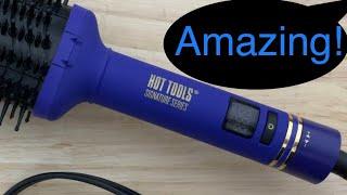 Hot Tools The Ultimate Heated Brush Styler Unboxing Review vs Hair Sensation Pro Dryer Brush