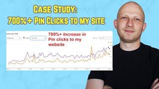 Case Study: How to Get Traffic From Pinterest (700% Increase in Clicks) #bloggingtipsforbeginners