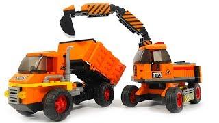 Ausini 29605 excavator and tipper truck  | Truck for LEGO FANS