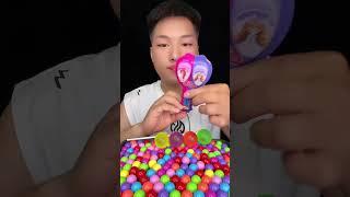 Colorful Candy ASMR  #mukbang #usa #asmr #sweet #snacks #newyork
