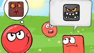 Red Ball 4 - Красный шарик . Прохождение игры  1 эпизод (1-15 уровни) - Зеленые холмы