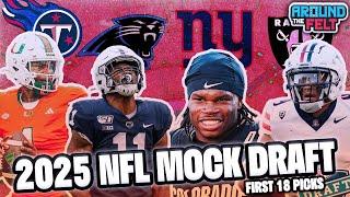 NFL Mock Draft Picks 1-18