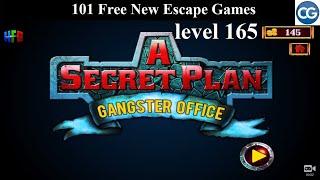 101 Free New Escape Games level 165 - A Secret Plan GANGSTER OFFICE - Complete Game