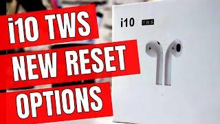 I10 TWS Airpod Factory Reset Connection Problems & Charging Fixes