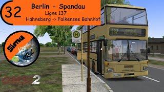 [Simu vs IRL][OMSI 2][Berlin-Spandau] Ligne 137 en MAN SD202 D86 !