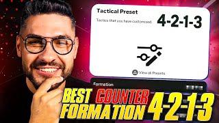 EA FC 25 4-2-1-3 Best Counter Attack Formation! The Meta Player Roles & Tactics!