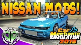 Car Mechanic Simulator 2018 : Nissan MODS! Car Salon & Race Track Update! (PC Modded)