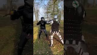 Armored Fencing Slow Sparring #sword #historicalfencing #armor #HEMA #swordfighting #harnischfechten