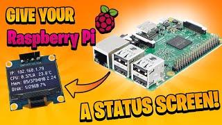 How TO give your RASPBERRY PI its own OLED STATUS DISPLAY | I2C OLED DISPLAY