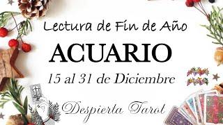 ACUARIO  Proyectos $, Luz y Amor Divino 15 al 31 de Diciembre #tarot  #horoscopo