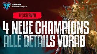 Raid: Shadow Legends - 4 neue Champion besuchen uns - Alle Deails vorab [TestServer]