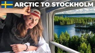 What it's like to take an overnight train in Sweden (Kiruna to Stockholm)