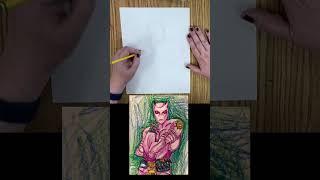 #Killer Queen Bites the Dust from JoJo's Bizarre Encyclopedia  #Drawing for Beginners #Shorts