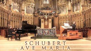 SCHUBERT - AVE MARIA - MONTSERRAT BASILICA - PIANO & ORGAN DUO - SCOTT BROTHERS DUO