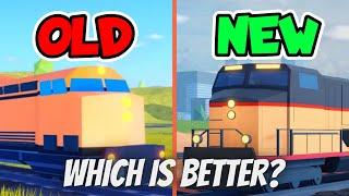 New Vs Old Train Comparison (Roblox Jailbreak)