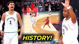 HISTORY! Wemby for the WIN, cheat code ang alien! | Mabura din kaya ni LeBron ang NEW record ni CP3