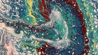 “Tornado hurricane” acrylic on canvas