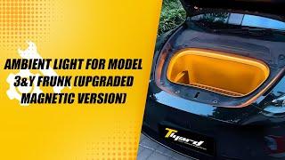 Tlyard Ambient Light for Model 3/Y (Upgraded Magnetic Version) Installation Video