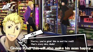 Persona 5 Royal - Nakano with Ryuji & all Gift Reactions