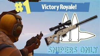 Can you win with SNIPERS ONLY in FORTNITE?