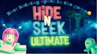 Best Hiding spot in the game!!(Roblox “Hide And Seek Ultimate”)