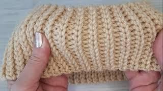 Супер!!! Эластичная резинка крючком. CROCHET CRUNCH.