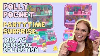 TOY TOUR: PARTYTIME SURPRISE - 1989 VS KEEPSAKE COLLECTION | Vintage Polly Pocket Collection